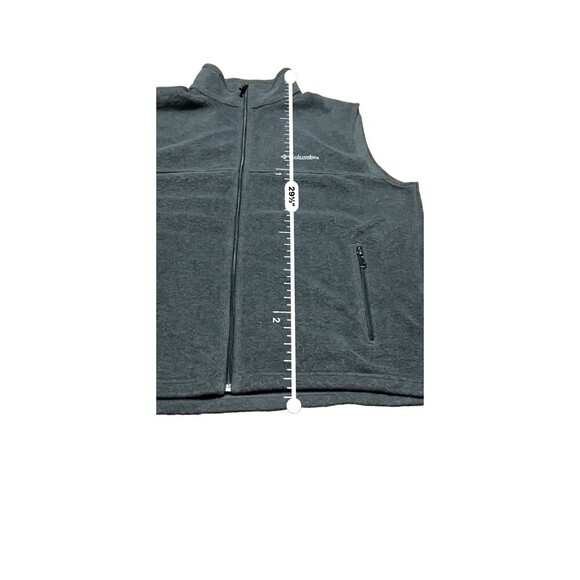 Columbia mens jacket vest size large fleece gray - Picture 3 of 5